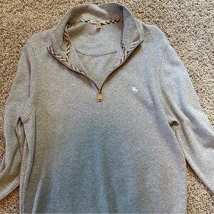 Men’s Burberry quarter zip sweater